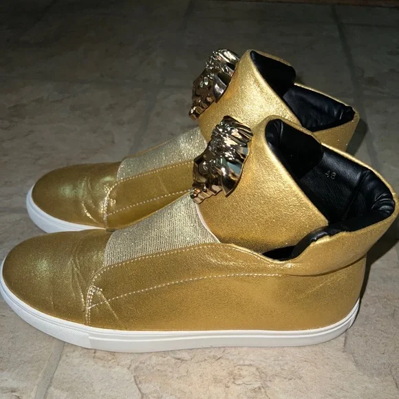 Versace palazzo cheap high top sneakers